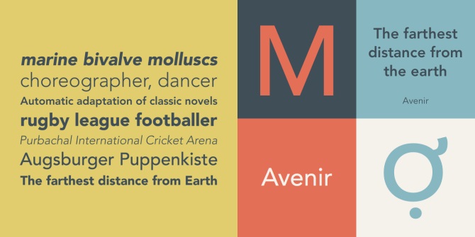 Avenir Font Family