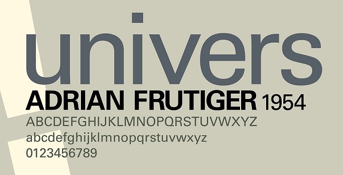 Univers Font Family