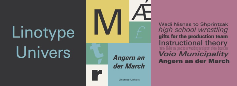 Univers Font Family