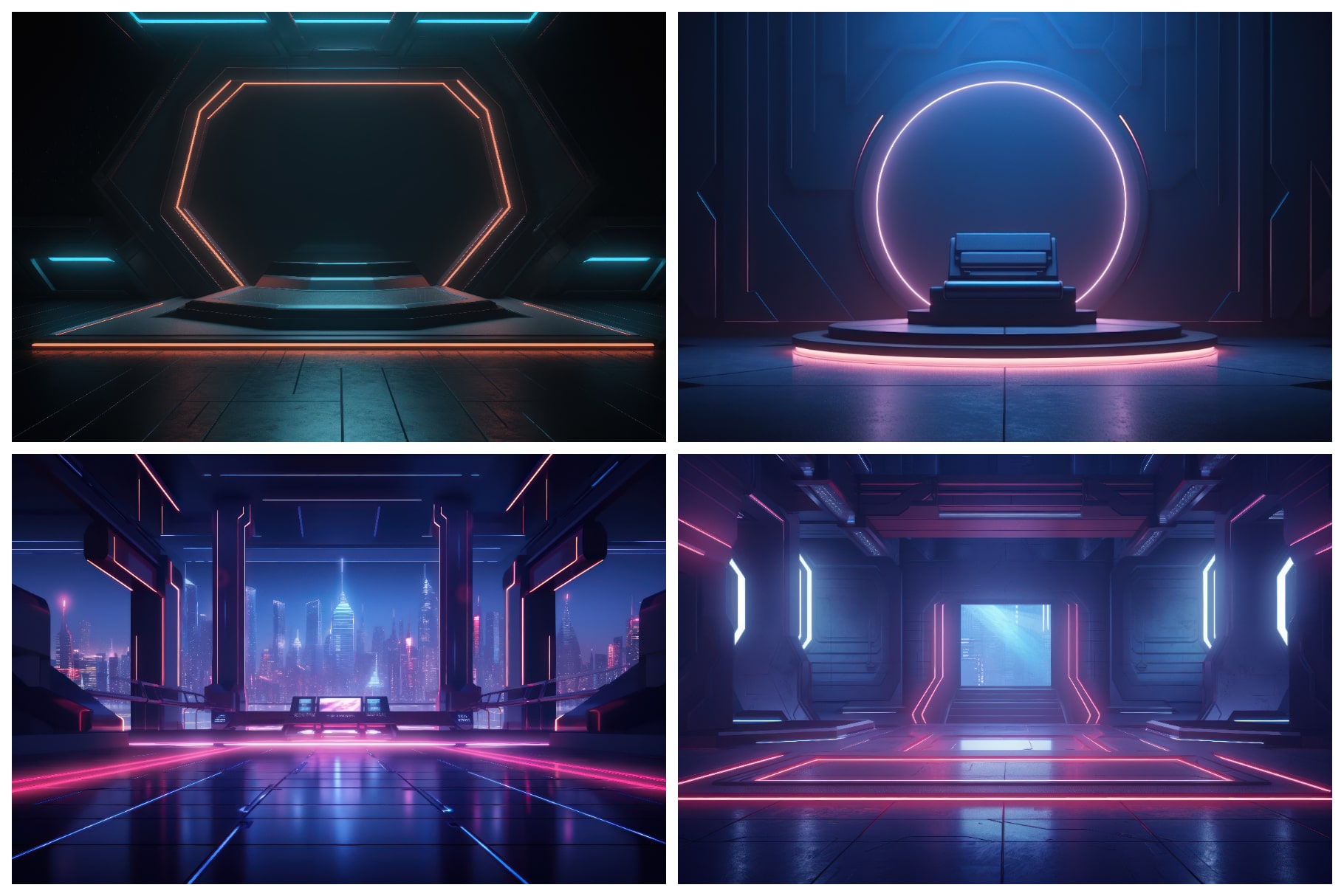 Cyberpunk Podium Backgrounds Hipfonts