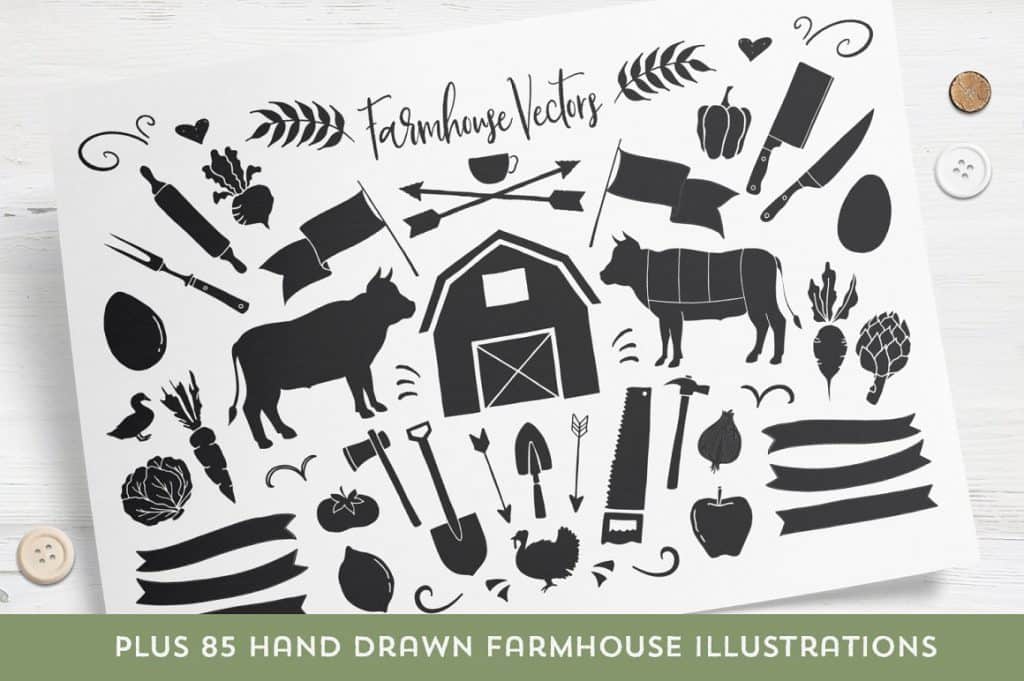 Buttermilk Farmhouse Typeface 3