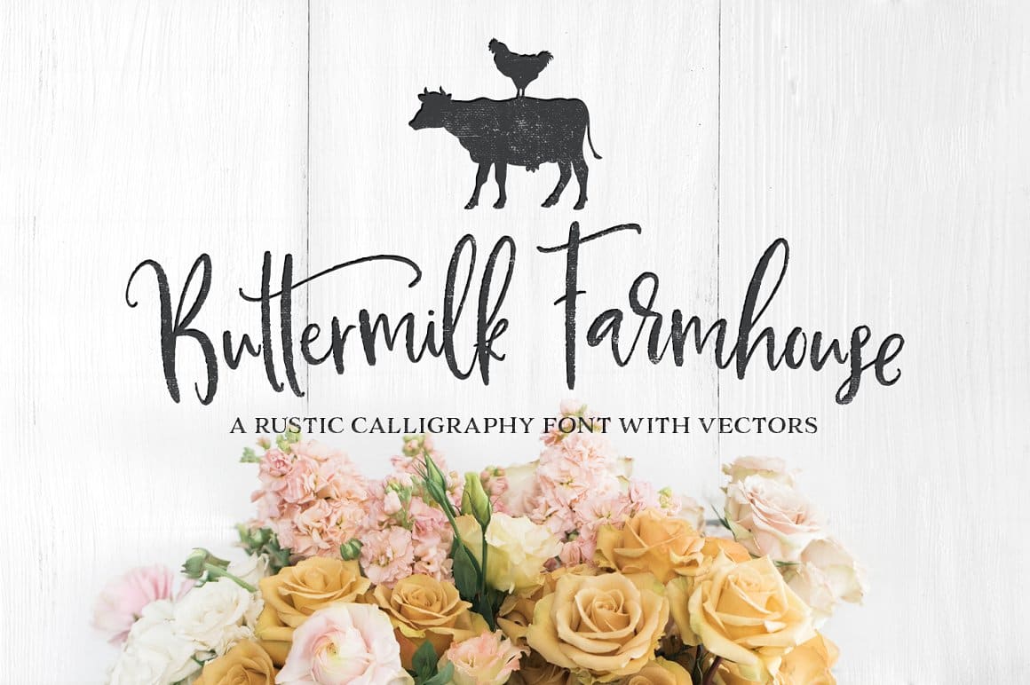 Buttermilk Farmhouse Typeface