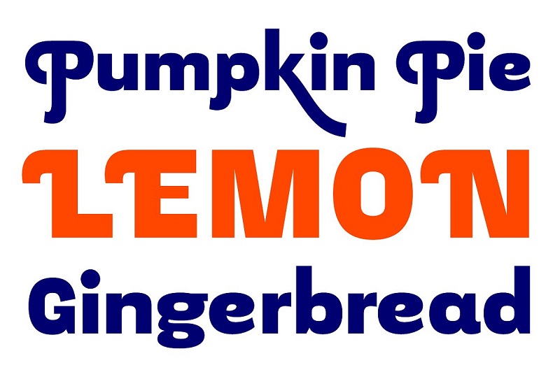 Bold 1970s Style Fonts