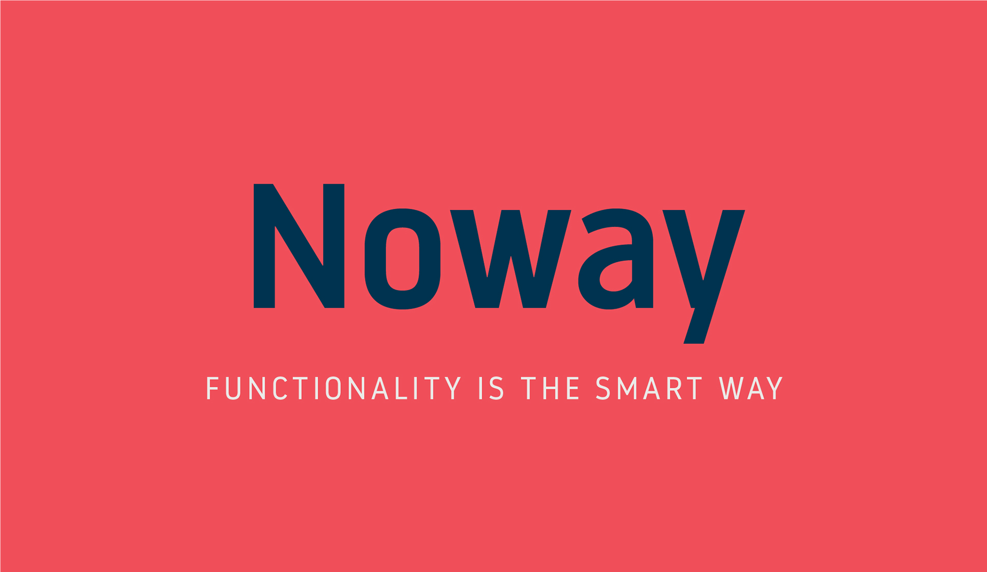 Noway smart typeface