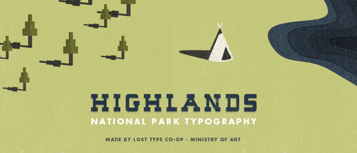 Free Highlands Typeface