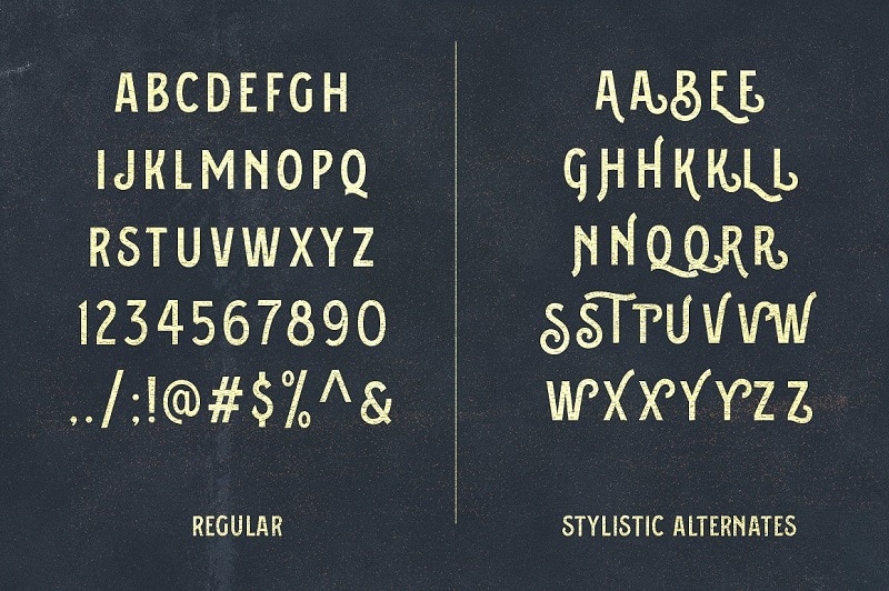 Fictoria Typeface