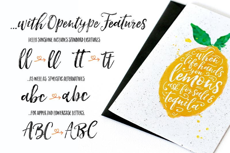 Hello Sunshine Font Duo