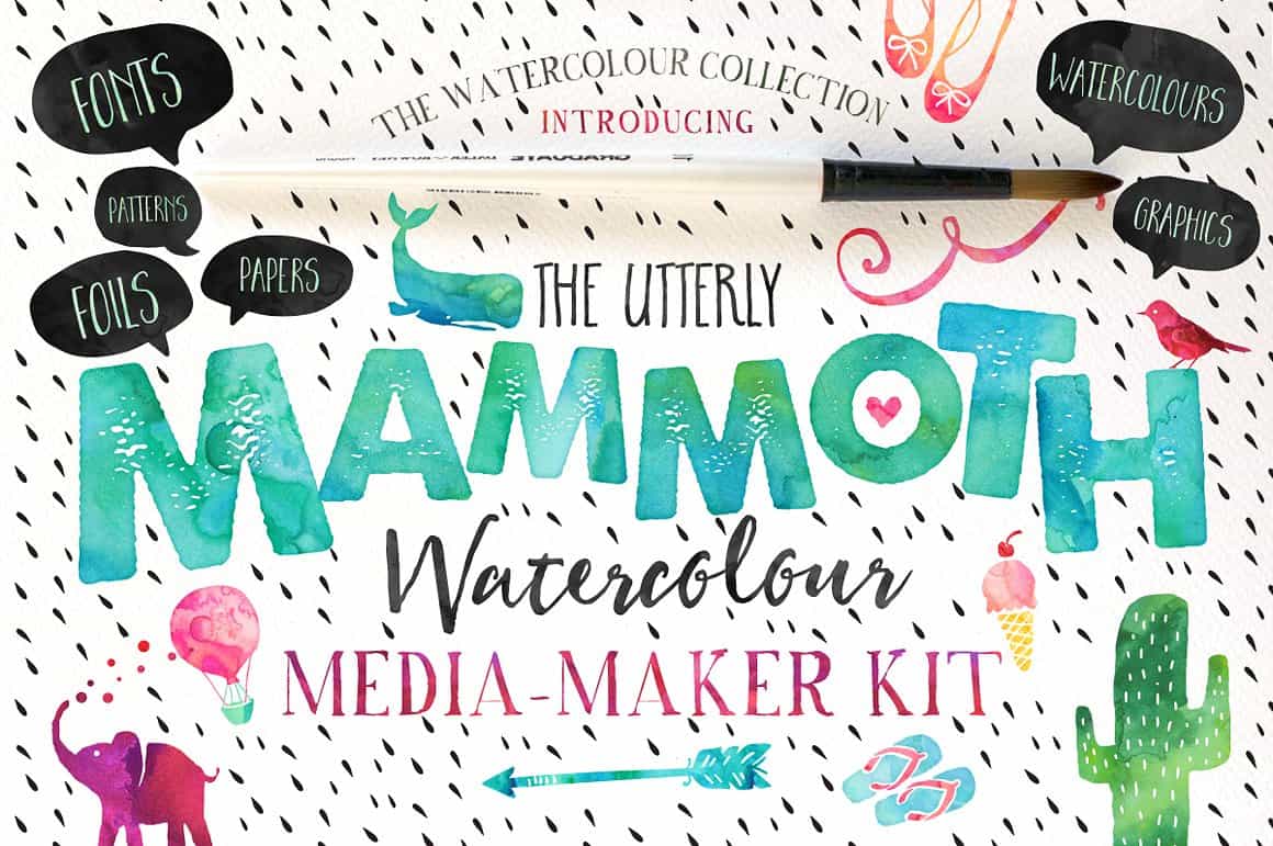 The Mammoth Watercolour Kit