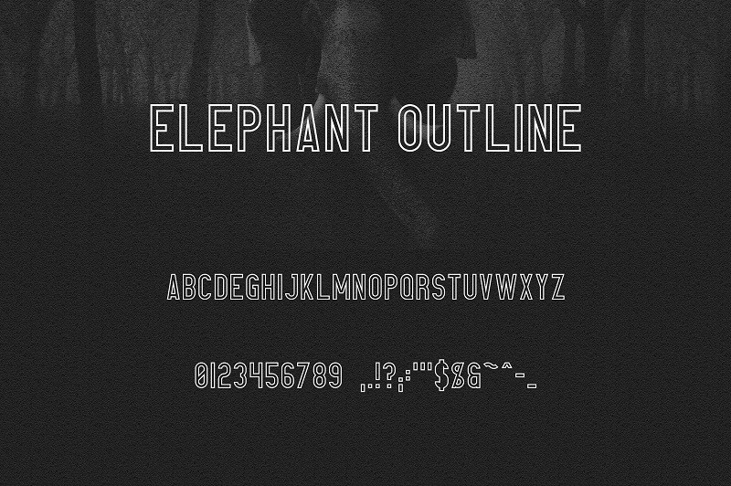 Free Elephant Font
