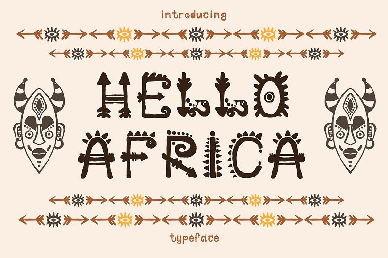 Download 20 Tribal Fonts To Help You Go Back To The Beautiful Basics Hipfonts