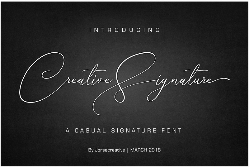 Signature Fonts