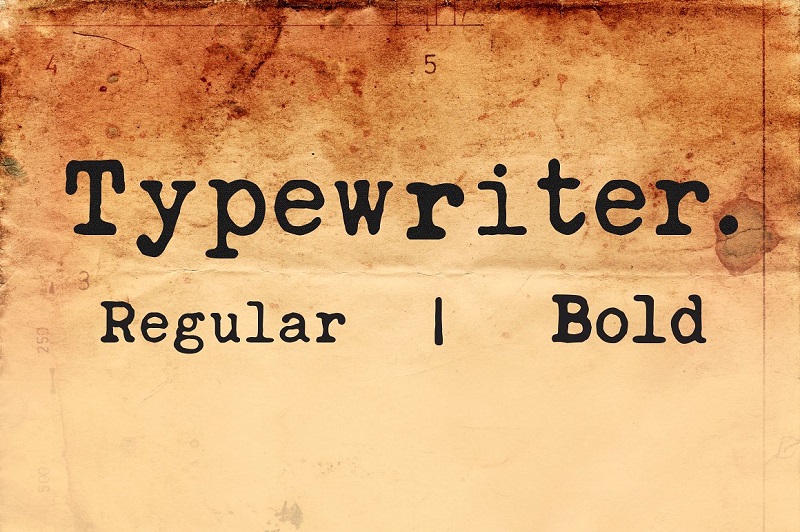 american typewriter font generator