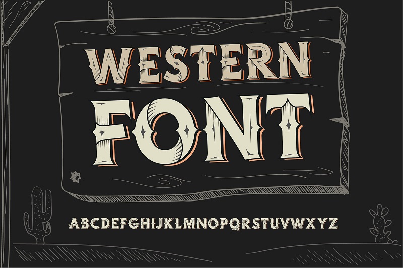 Das Einkaufszentrum Barsch Feind Wild West Font Photoshop K Hnheit   Western Font 