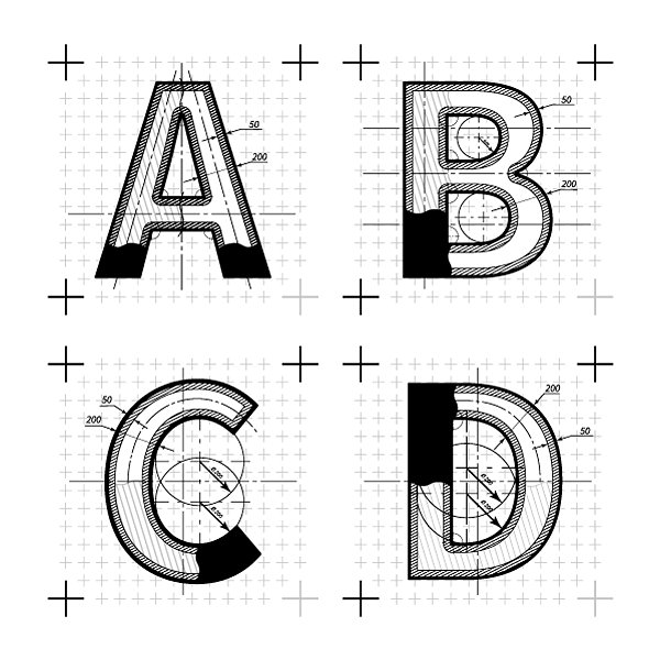 Architectural Fonts