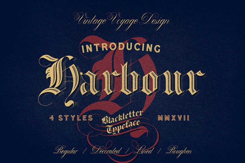 Beautiful Blackletter Fonts