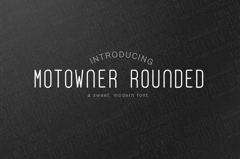 Smooth Rounded Fonts