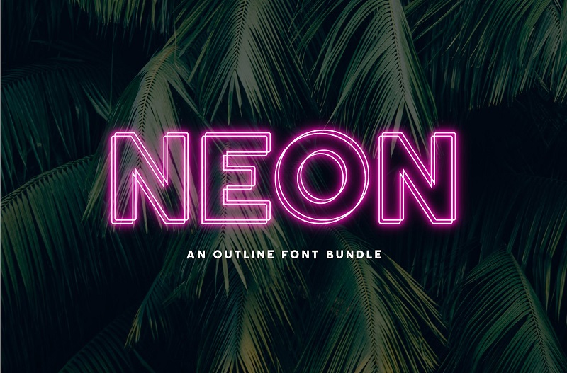 30 Timeless Neon Fonts To Electrify Your Designs Hipfonts