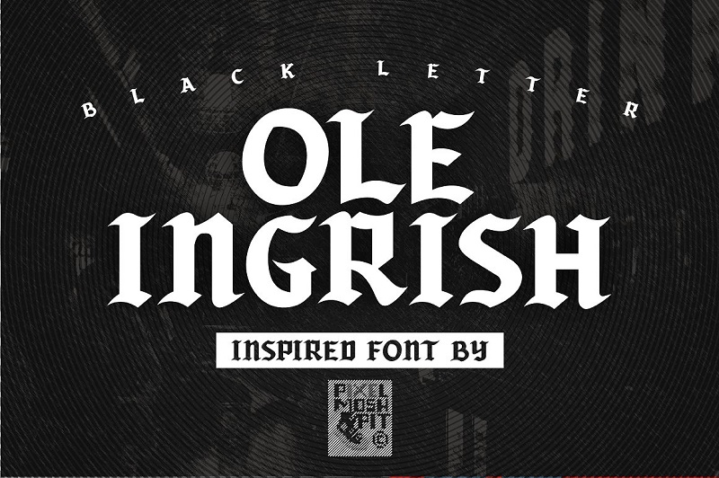 black letter calligraphy font old english font