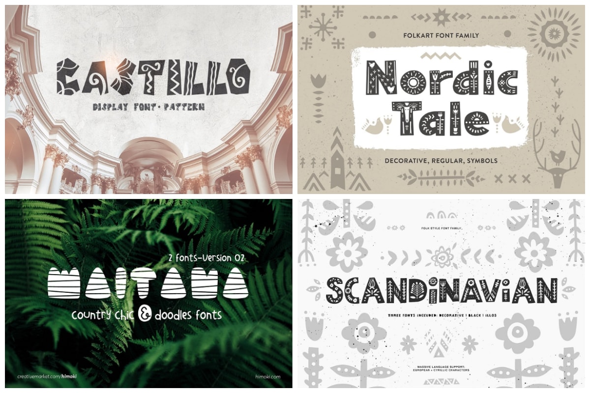 nordic style fonts