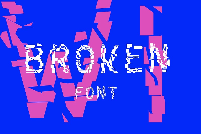 10 Glitch Fonts That Will Help You Step Into The Future Hipfonts - glitched text generator roblox