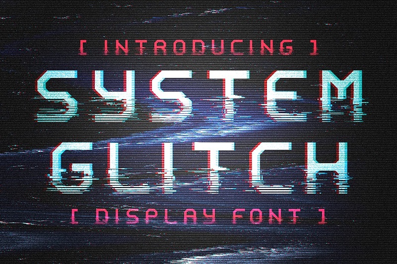 10 Glitch Fonts That Will Help You Step Into The Future Hipfonts - glitched text generator for roblox