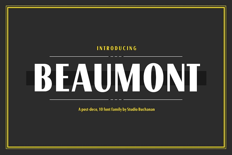 30 Beautiful Art Deco Fonts To Evoke A Bygone Era Hipfonts