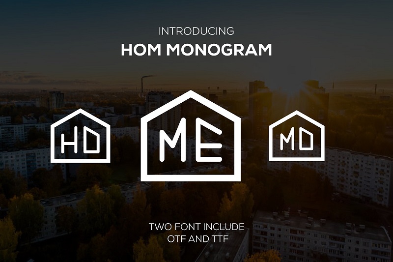 Monogram Fonts 2019