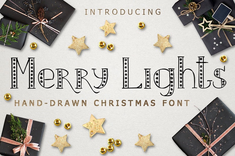 christmas font for mac