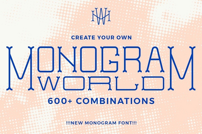 Monogram Fonts 2019