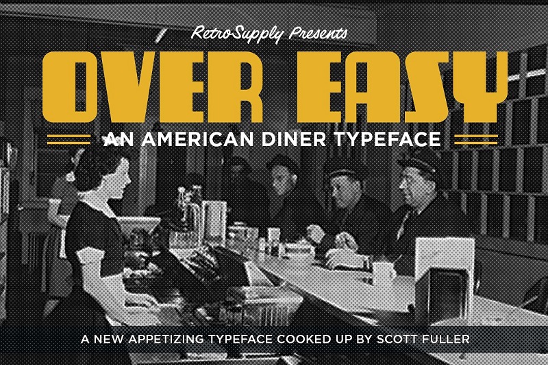 Vintage Diner Fonts 
