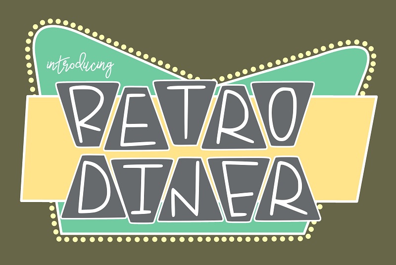 Vintage Diner Fonts 