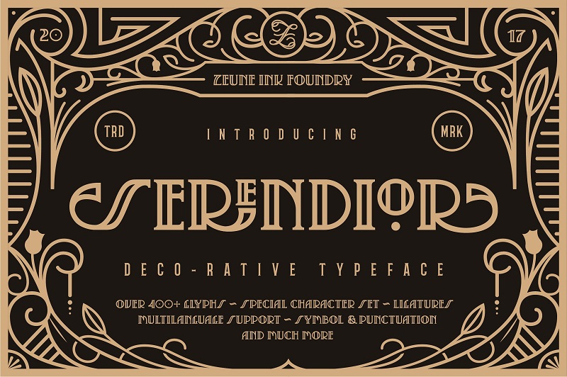 35 Beautiful Art Deco Fonts To Evoke A Bygone Era Hipfonts