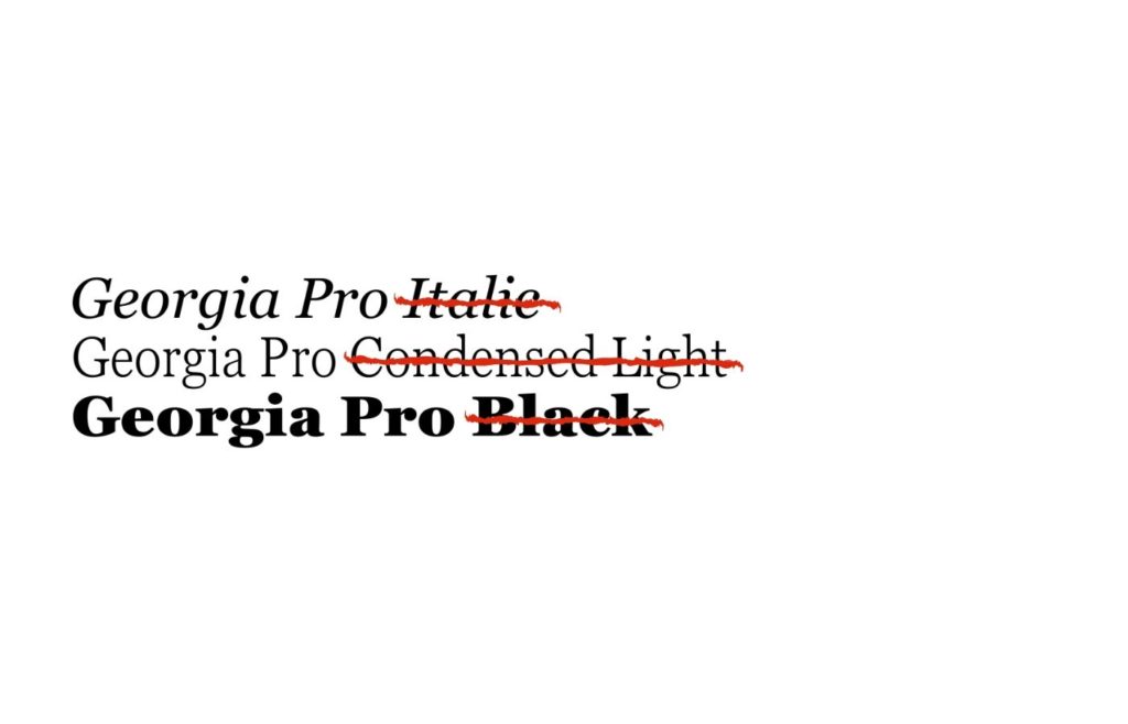 georgia pro black font free