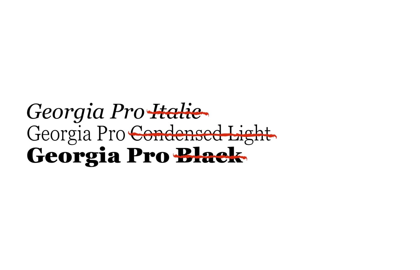 Georgia Pro Font