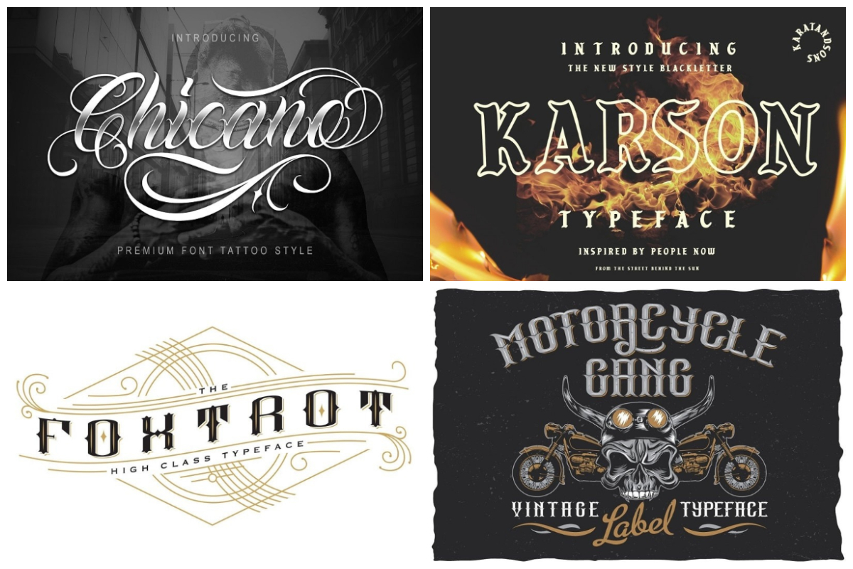 28 Tattoo Fonts To Ink Your Designs in Style | HipFonts