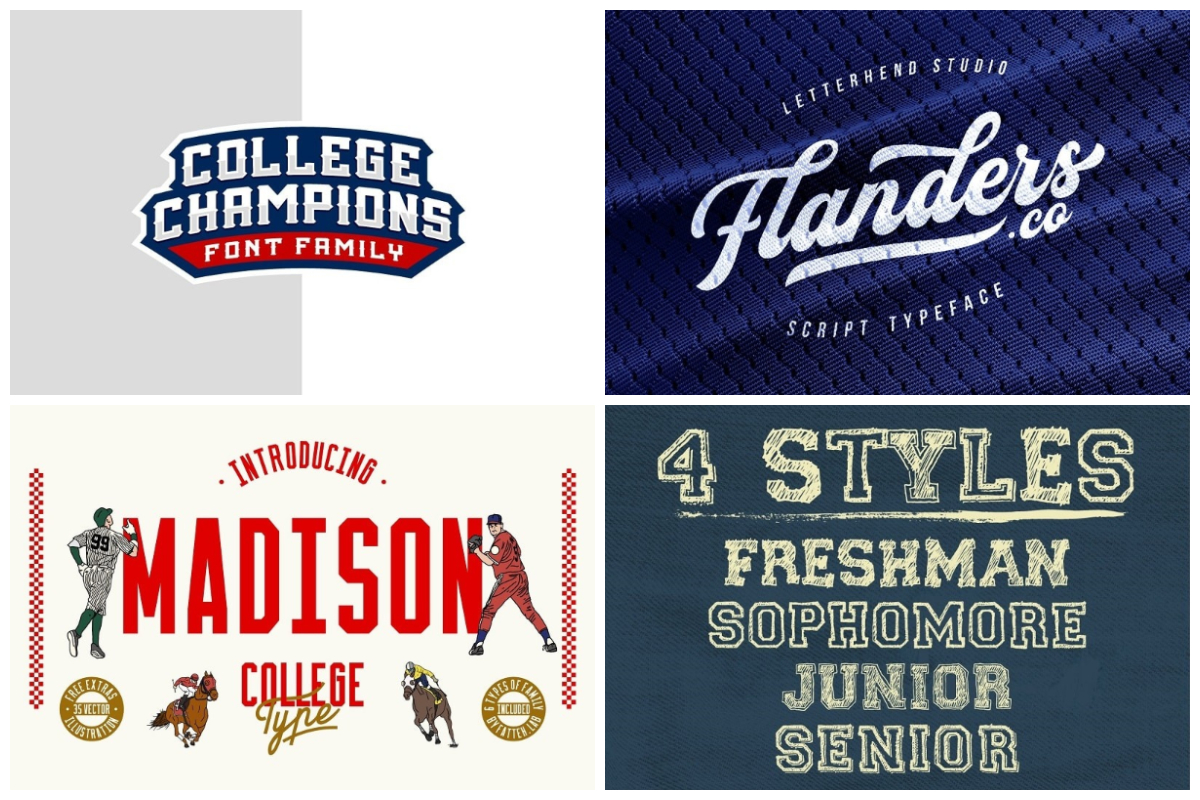 36 of the Best College Fonts That Show Off Your School Spirit | HipFonts