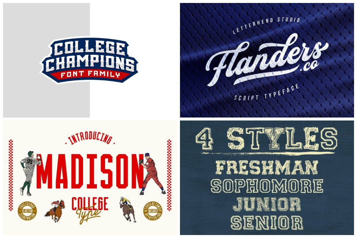 36 Of The Best College Fonts That Show Off Your School Spirit Hipfonts