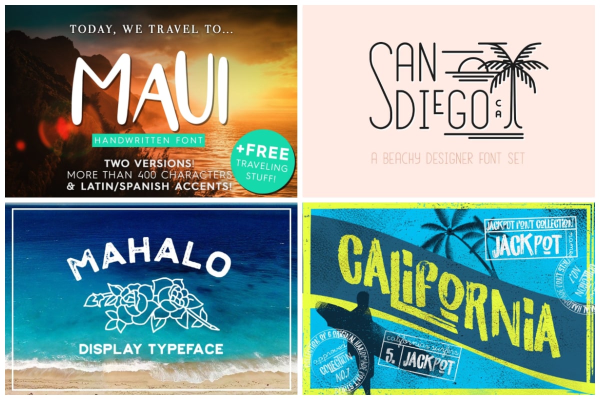30 Beach Fonts For The Perfect Tropical Look Hipfonts