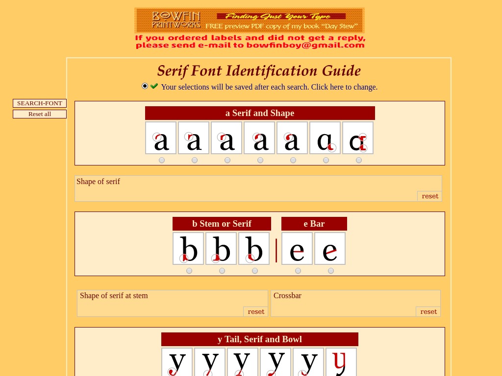 Serif Font Identification Guide