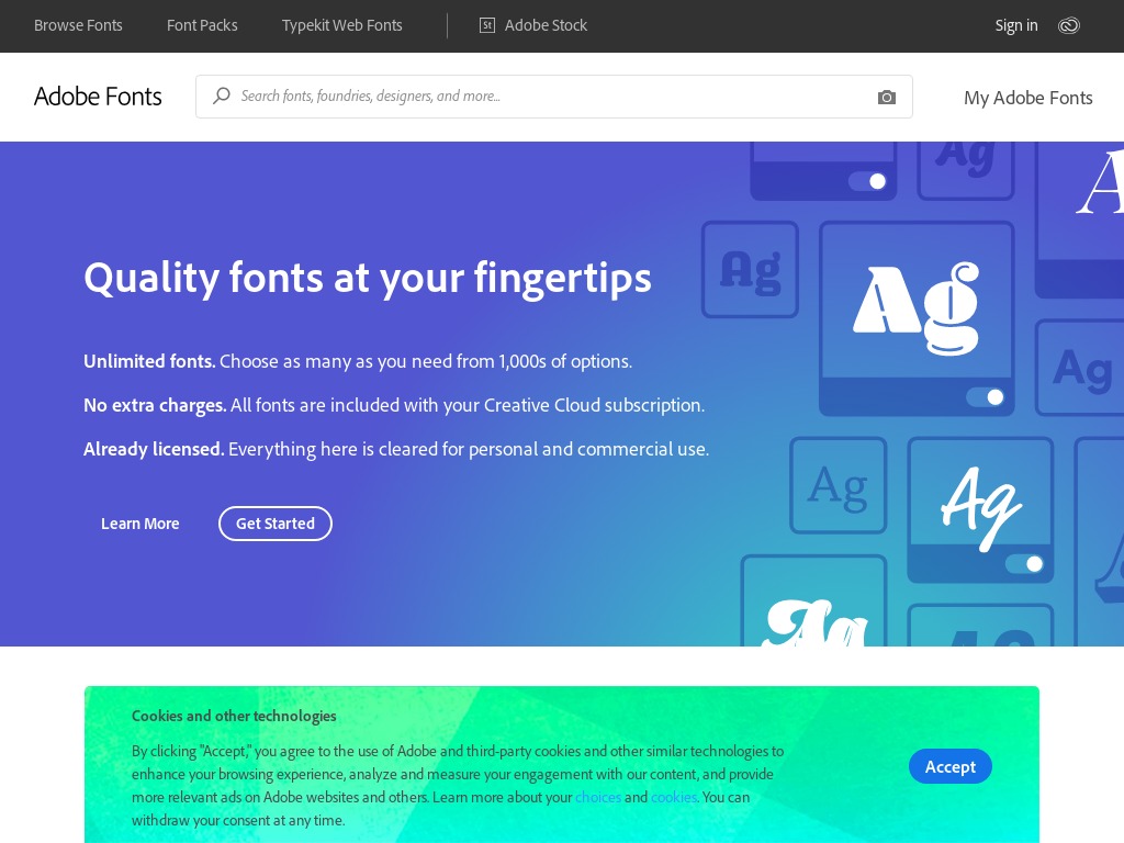 adobe download fonts