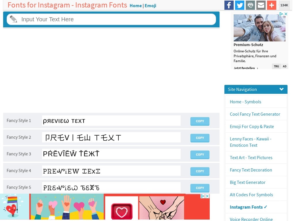 10 Of The Best Free Instagram Font Generators Hipfonts