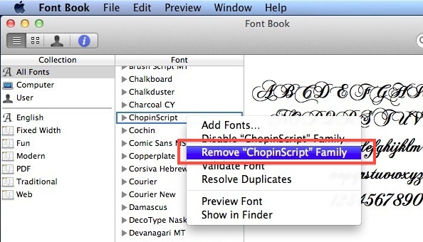 install font for adobe on mac