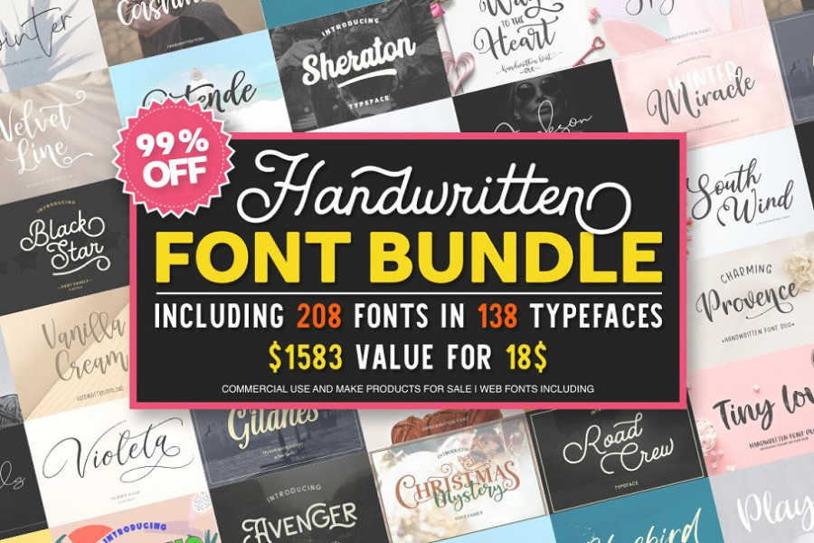 Download 19 Font Bundles To Save You Time And Money On Your Next Project Hipfonts