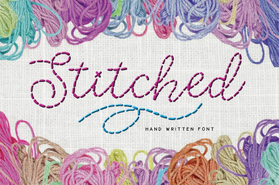 17 Pretty Embroidery Fonts That Have Love In Every Stitch Hipfonts