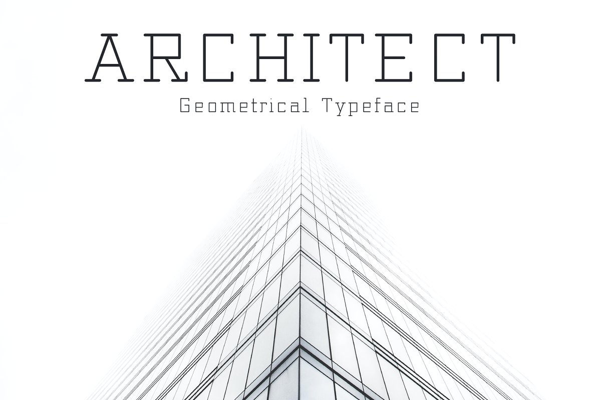 Architect Geometric Typeface