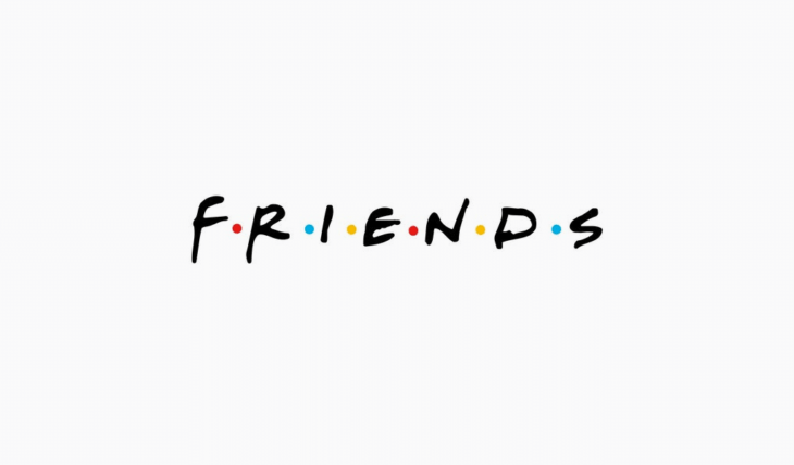friends logo font