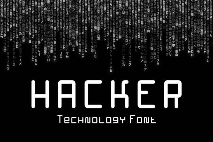 Hacker Technology Font min
