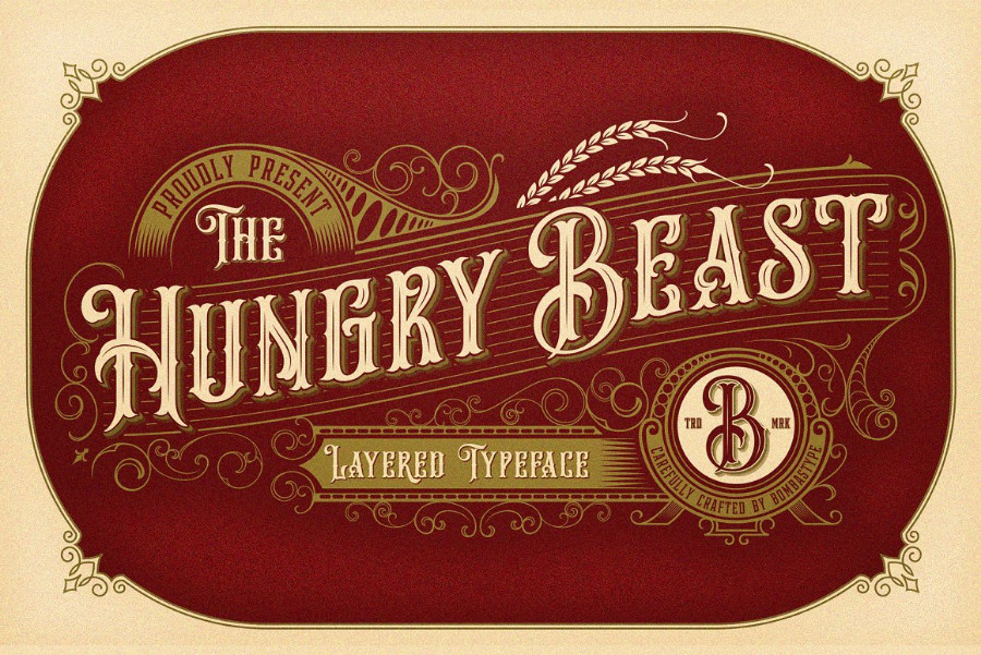 victorian style font in word