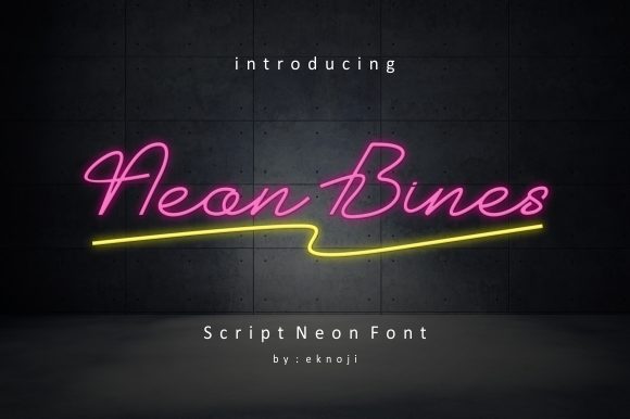 Neon Bines Fonts