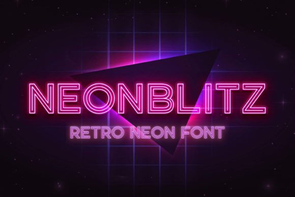 30 Timeless Neon Fonts To Electrify Your Designs Hipfonts